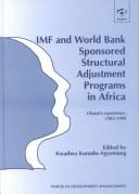 Imf and World Bank Sponsored Structural Adjustment Programs in Africa