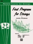 First Program for Strings, Level 1 (Belwin Course for Strings)