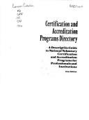 Certification and Accreditation Programs Directory