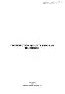 Construction Quality Program Handbook