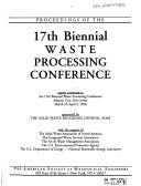Proceedings of the 17th Biennial Waste Processing Conference