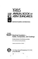 Annual Book of Astm Standards, 1985