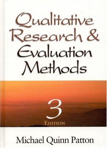 Qualitative research and evaluation methods
