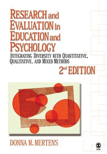 Research and evaluation in education and psychology