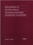 Proceedings of the Fifth Annual Acm-Siam Symposium on Discrete Algorithms (Acm-Siam Symposium of Discrete Algorithms//Proceedings)
