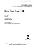 Solid State Lasers II 24-25 January 1991 Los Angeles, California