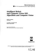 Intelligent Robots and Computer Vision Xiii