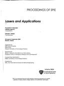 Lasers and Applications