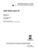 Solid State Lasers XI by Richard Screps cover