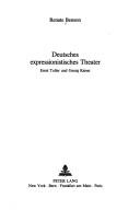 Deutsches expresssionistisches Theater by Renate Benson cover