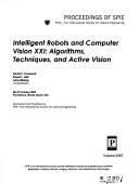 Intelligent robots and computer vision XXI