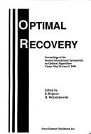 Optimal recovery