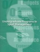 Directory of Undergraduate Programs in Sport Management
