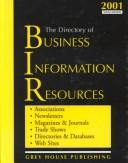 The Directory of business information resources