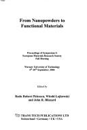 From Nanopowders to Functional Materials (Solid State Phenomena)