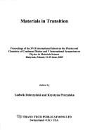 Materials in Transition (Solid State Phenomena)