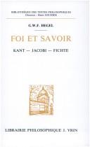 Foi et savoir
