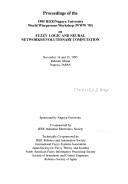 Proceedings of the 1995 IEEE/Nagoya-University World Wisepersons Workshop (WWW '95) on Fuzzy Logic and Neural Networks/Evolutionary Computation