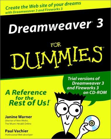 Dreamweaver 3 for dummies