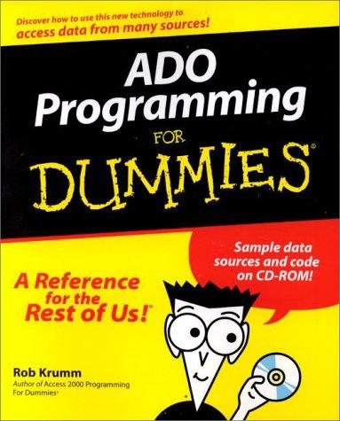 ADO Programming for Dummies