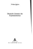 Deutsche Literatur des Expressionismus by Wolfgang Paulsen cover