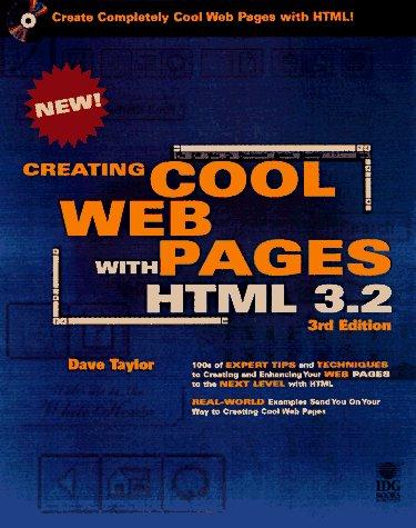 Creating cool HTML 3.2 Web pages