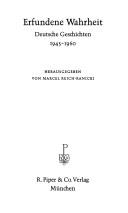 Erfundene Wahrheit by Marcel Reich-Ranicki cover
