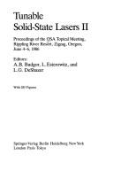 Tunable Solid-state Lasers