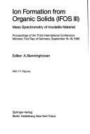 Ion Formation from Organic Solids (Ifos Iii)