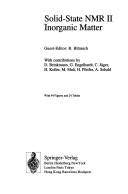 NMR: Basic Principles and Progress: Solid-state NMR II: Inorganic Matter (NMR: Basic Principles and Progress)
