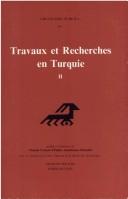 Travaux et recherches en Turquie by Institut français d'études anatoliennes d'Istanbul cover