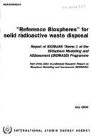 Reference Biospheres for Solid Radioactive Waste Disposal