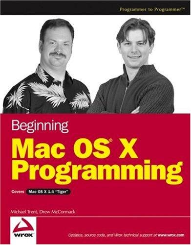 Beginning Mac OS X programming