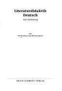 Literaturdidaktik Deutsch by Ulf Abraham cover