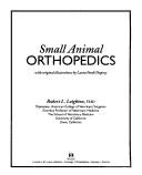 Small animal orthopedics by Robert L. Leighton cover