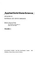 Applied solid state science