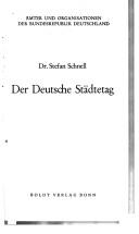 Der Deutsche Städtetag by Stefan Schnell cover