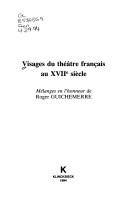 Visages du théâtre français au XVIIe siècle