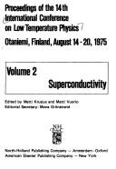 Proceedings of the 14th International Conference on Low Temperature Physics, Otaniemi, Finland, August 14-20, 1975