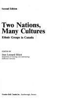 Two Nations, Many Cultures by Jean Leonard Elliott cover