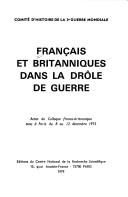 Français et Britanniques dans la drôle de guerre