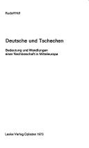 Deutsche und Tschechen by Rudolf Hilf cover
