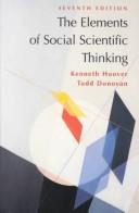 The elements of social scientific thinking