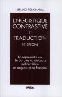 La représentation de paroles au discours indirect libre en anglais et en français by Bruno Poncharal cover