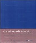 Das schönste deutsche Wort by Jutta Limbach cover