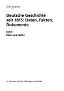Deutsche Geschichte seit 1815 by Udo Sautter cover