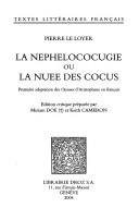 Le  nephelococugie ou la nuee des cocus by Aristophanes cover