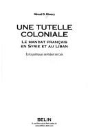 Une tutelle coloniale