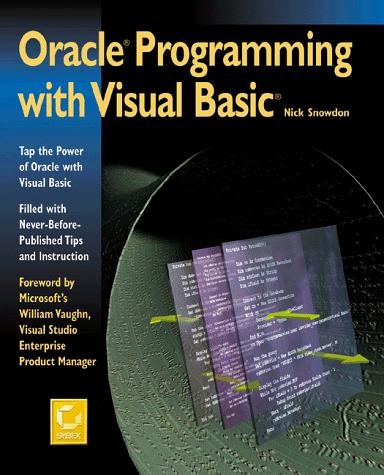 Oracle programming with Visual Basic