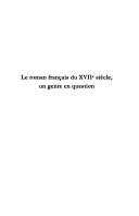 Le roman français du XVIIe siècle, un genre en question by Pascal Champain cover